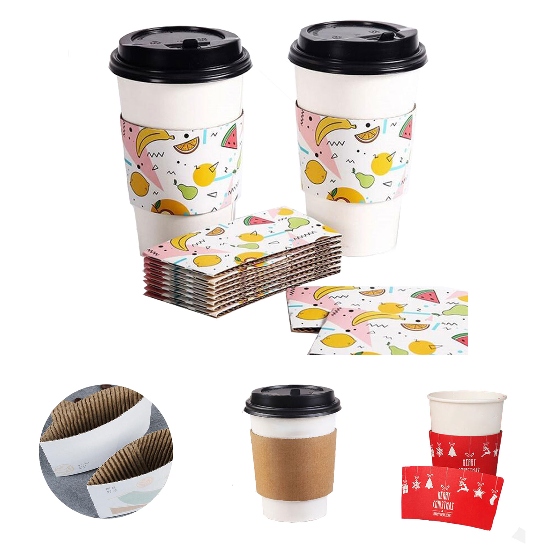Custom Insulation Coffee Cup Sleeve 2