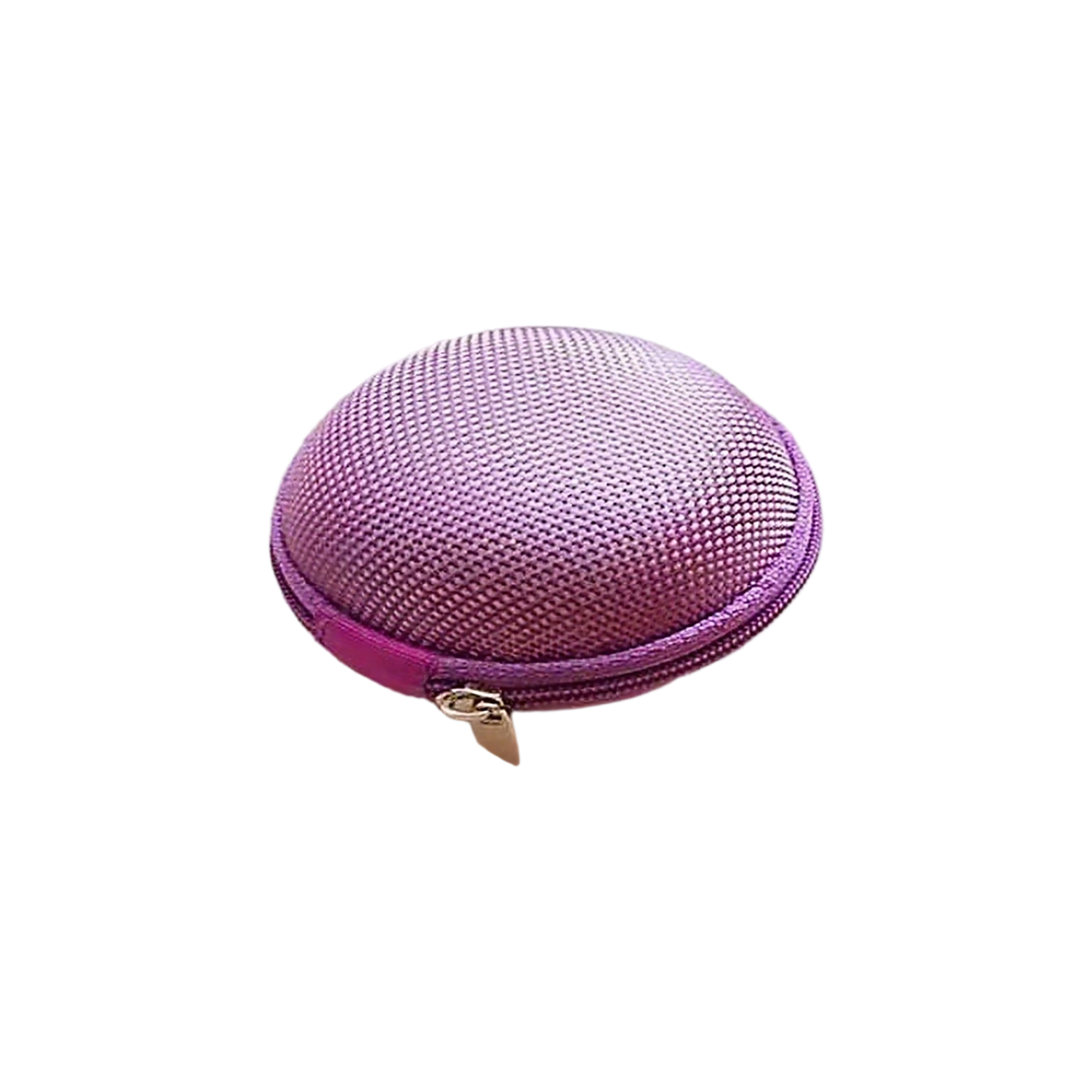 EVA Round Zipper Earphone Case With Mesh Pocket 9
