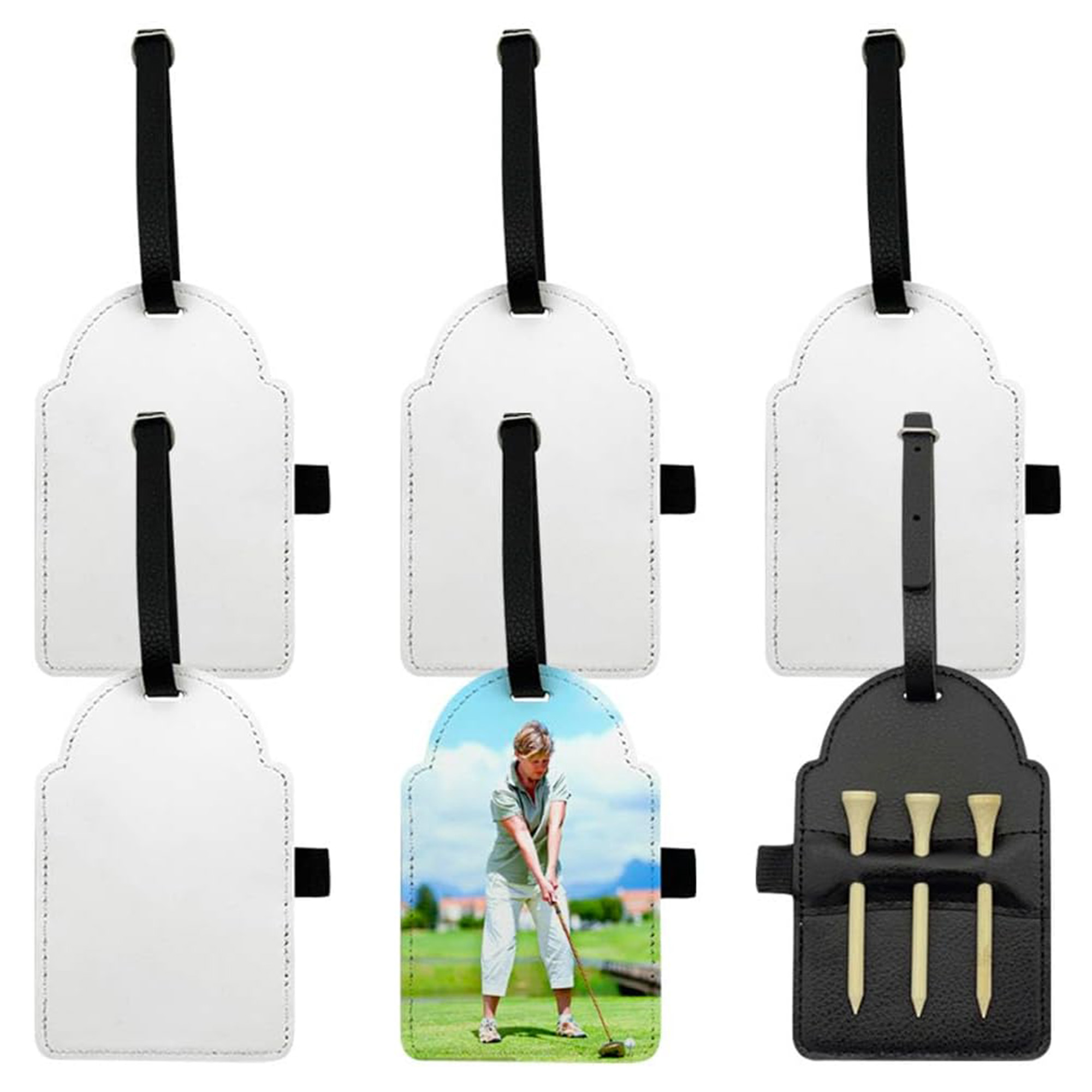 PU Golf Tee Bag 2