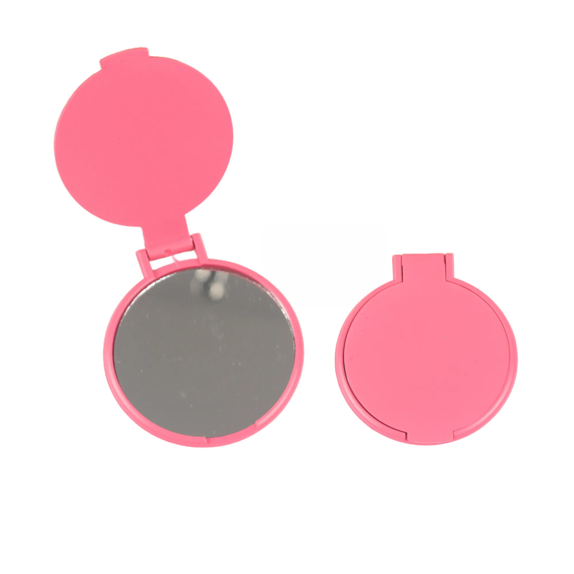 Promotional Plastic Foldable Round Flip Mini Makeup Mirror 5