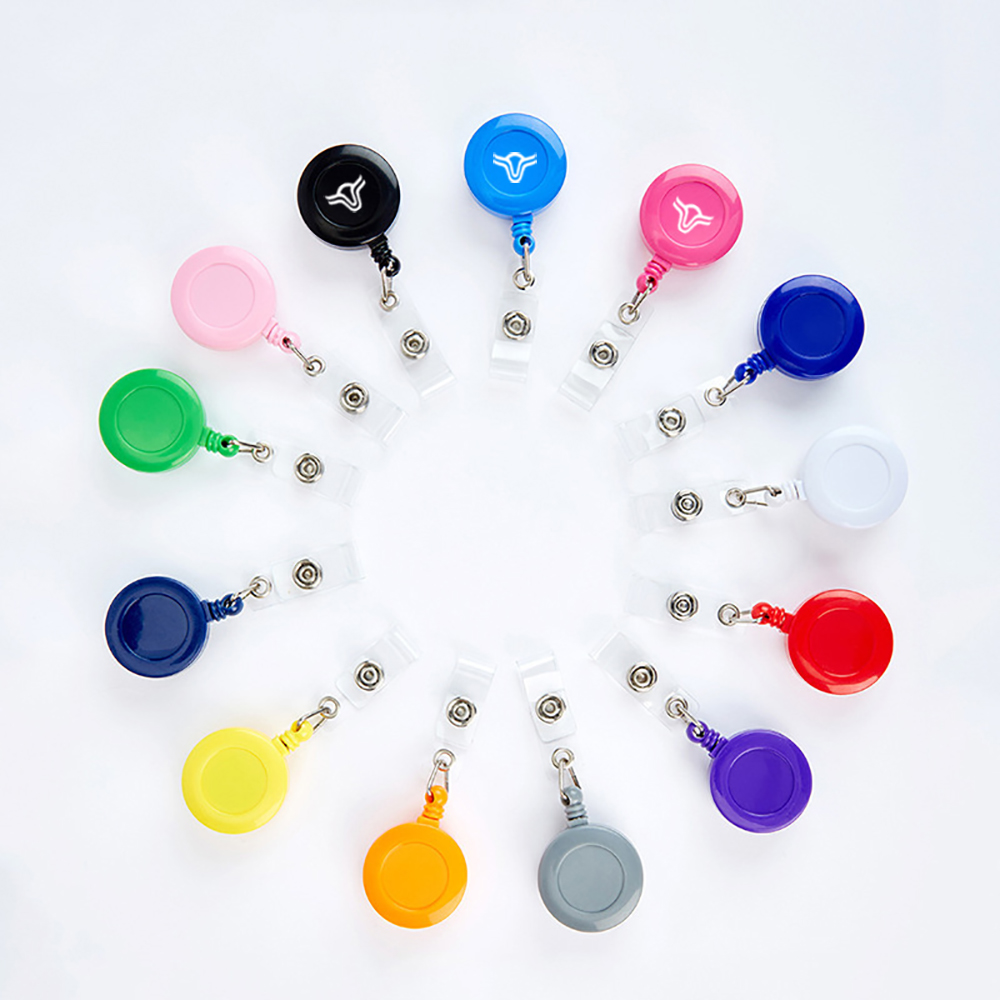 Round Retractable Badge Holder 6