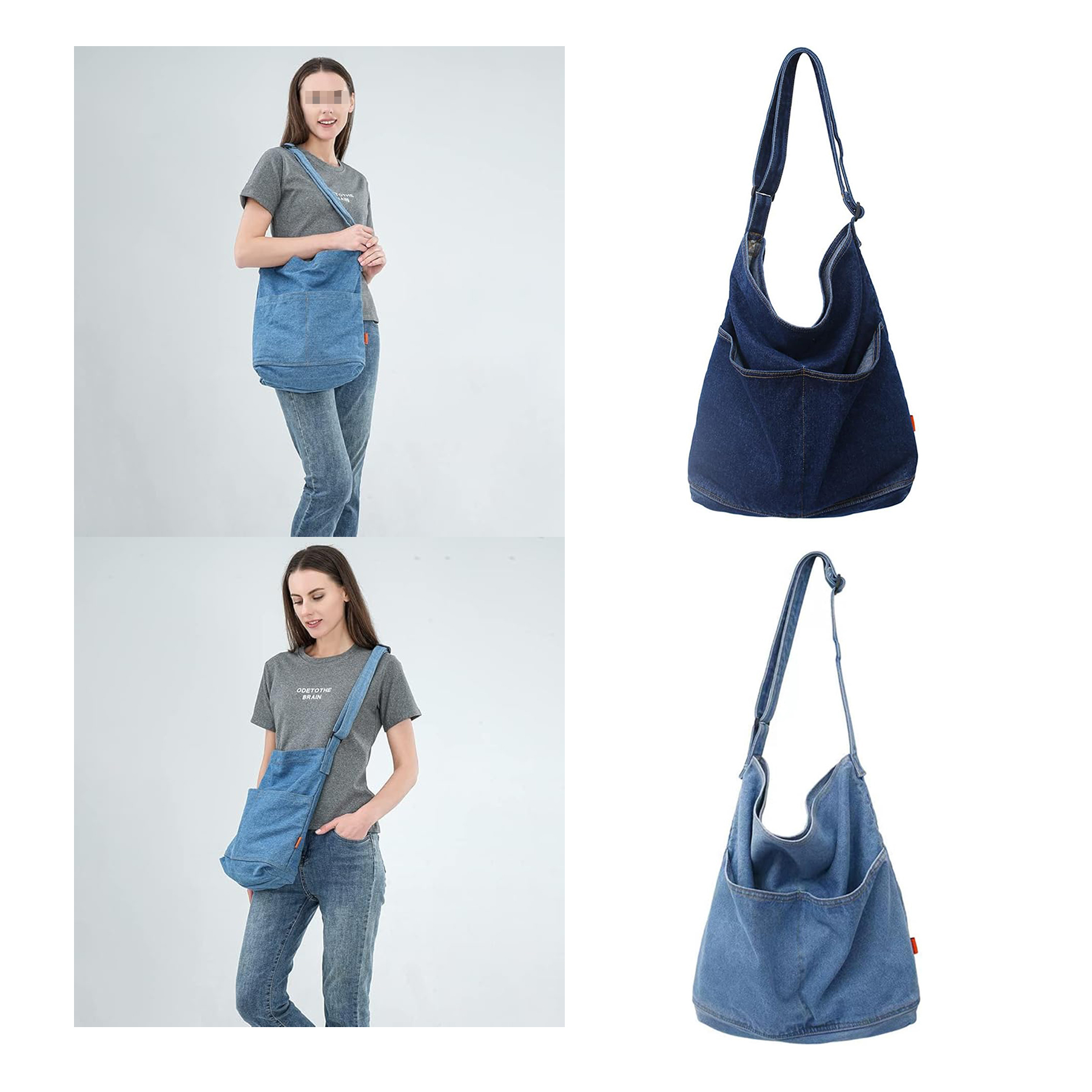 Denim Shoulder Bag 2