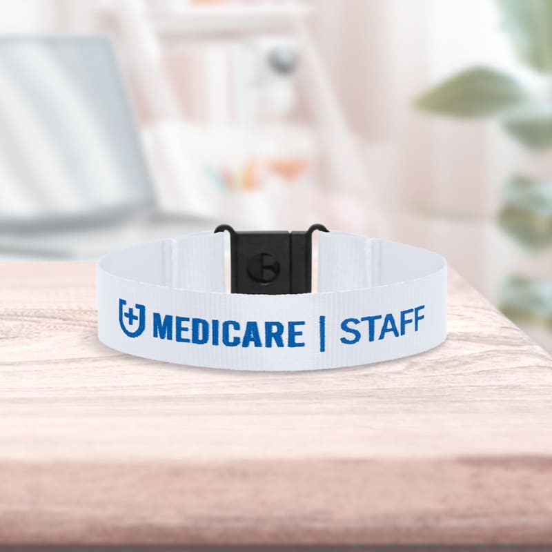 Custom Breakaway Polyester Wristbands 96