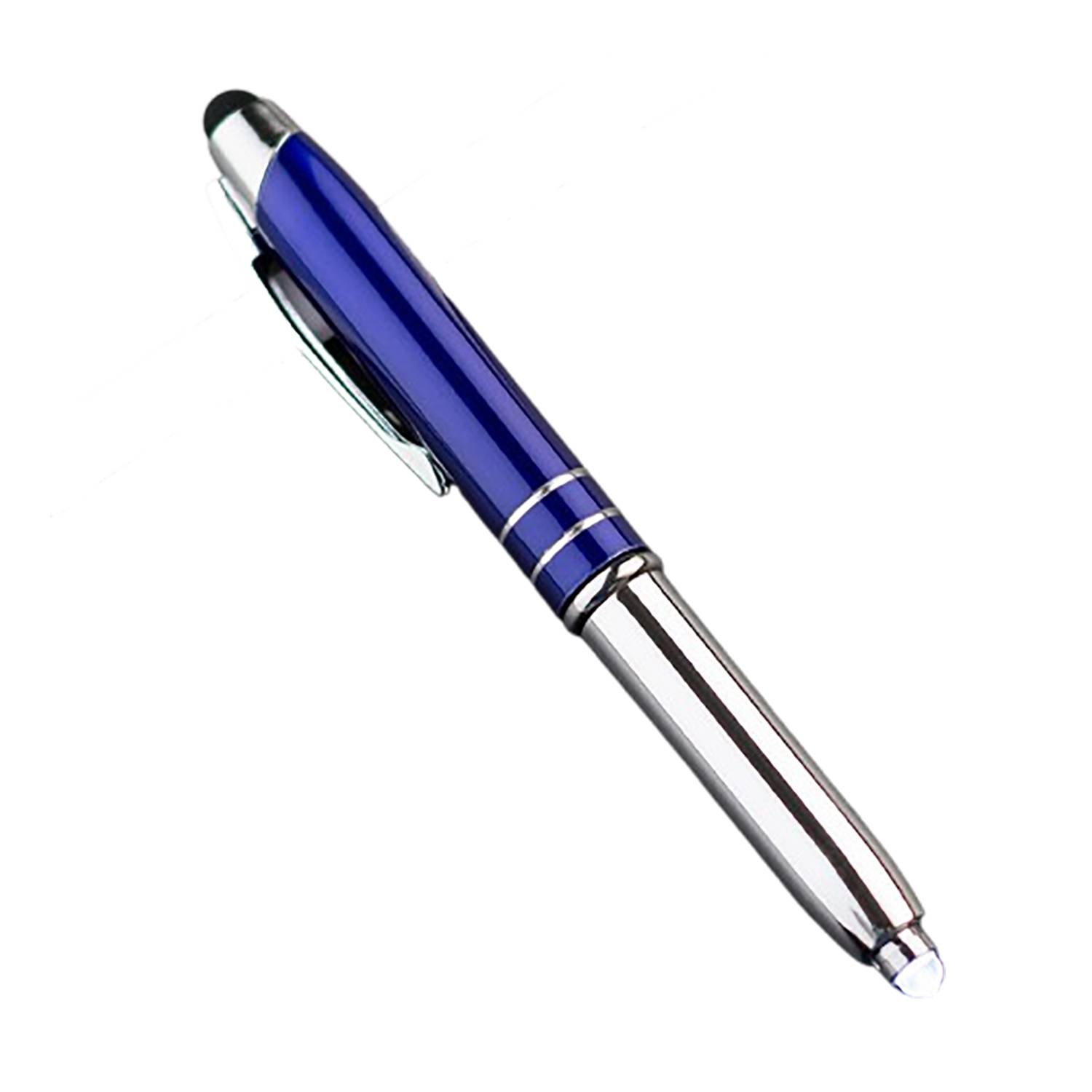 3 in 1 LED Light Metal Stylus Ballpoint Pen 8