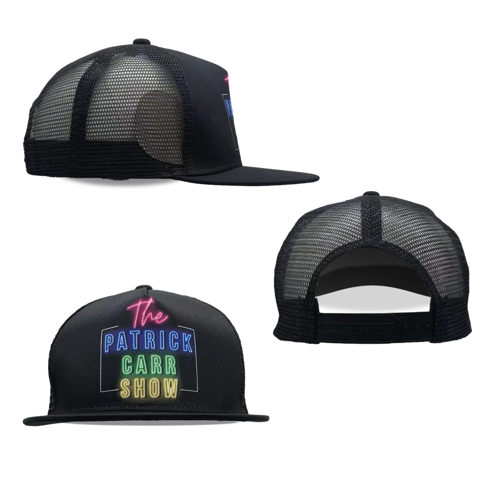 Flat Bill Trucker Hat 2