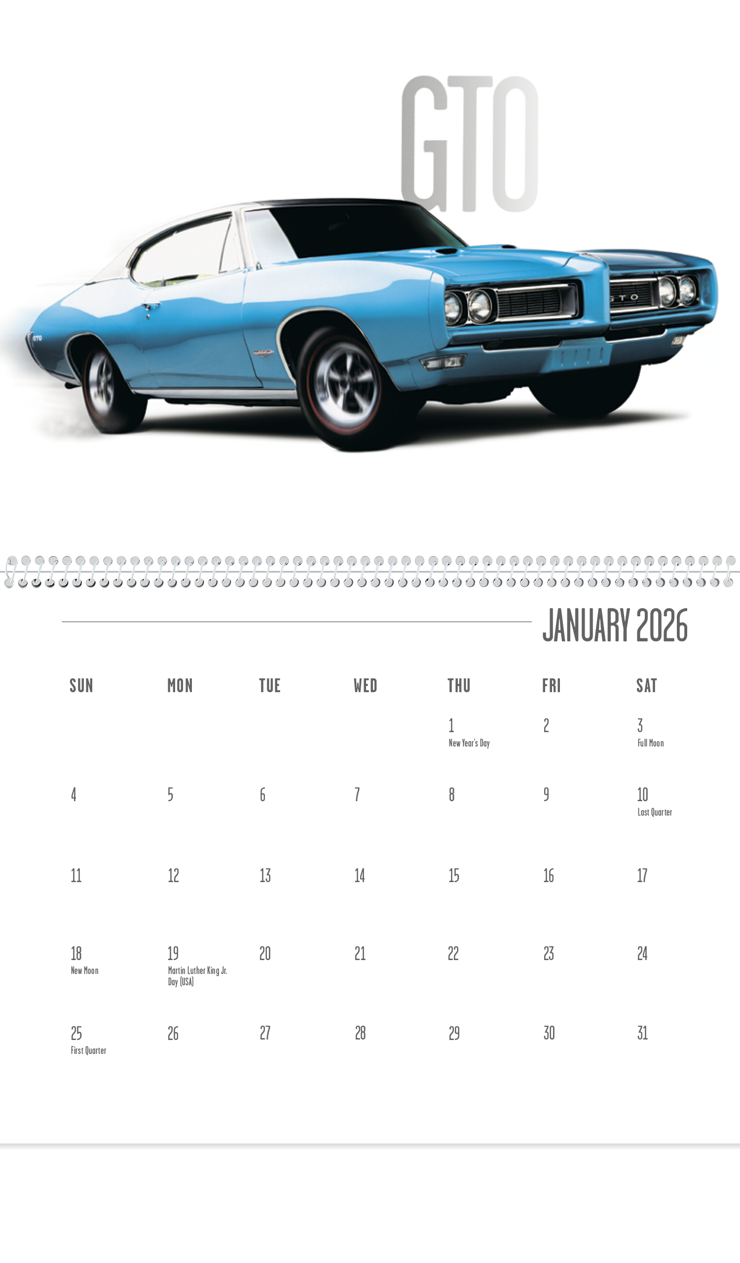 Triumph® Calendars Classic Muscle Cars Calendar 59