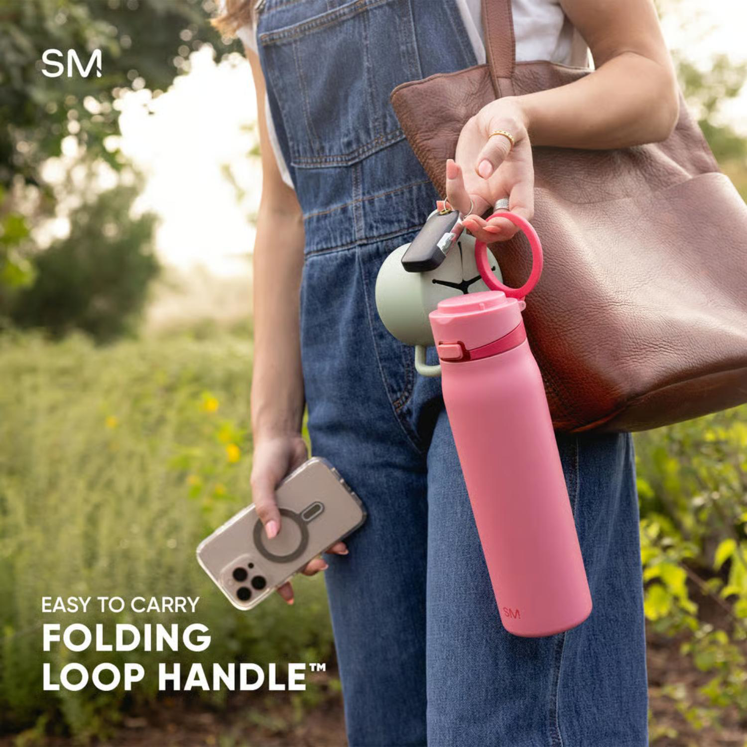 24 oz Simple Modern® Mesa Loop with Covered Spout Water Bottle 2