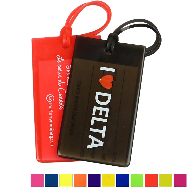 Luggage Tag with Loop and ID Card 5