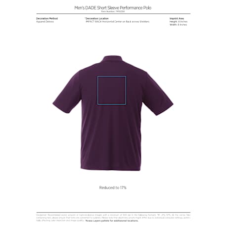 Men's DADE Short Sleeve Polo 983