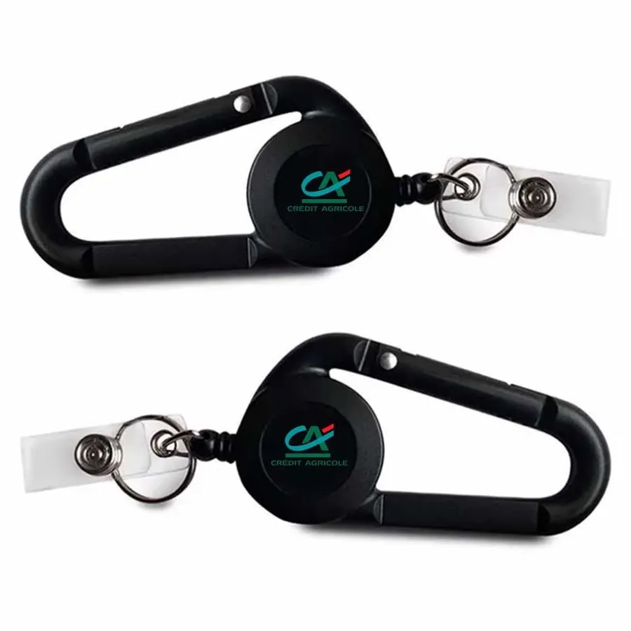 Carabiner Clip Badge Reel Keychain 6