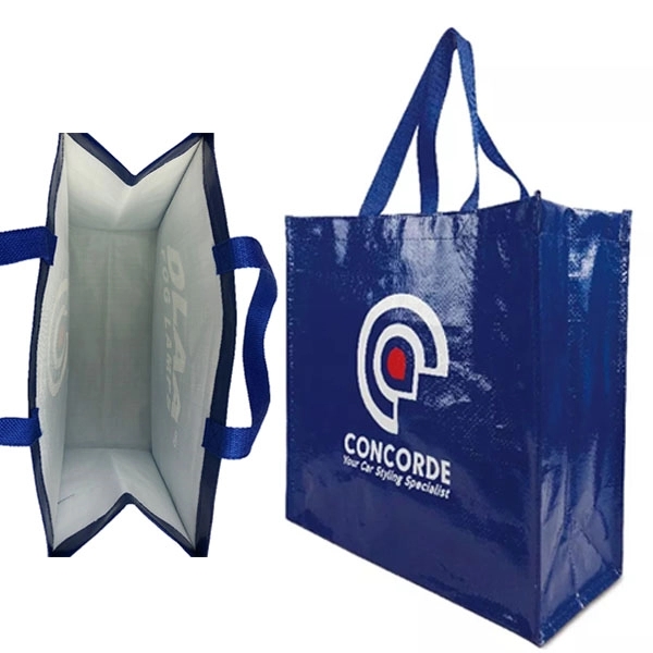 Custom Laminated PP Woven Shopping Bag - 9.5 " x 7 " x 11 " 8