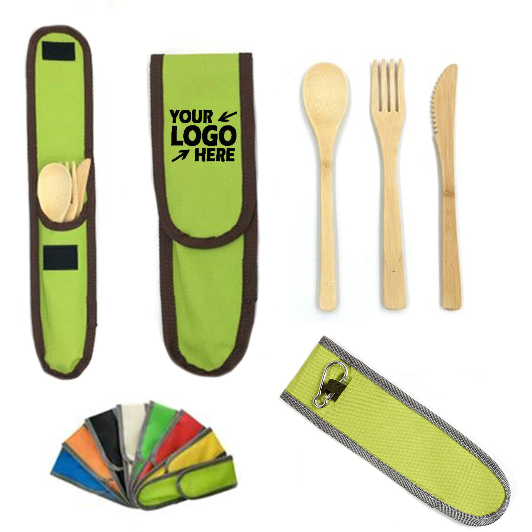 Bamboo Utensil Set 2