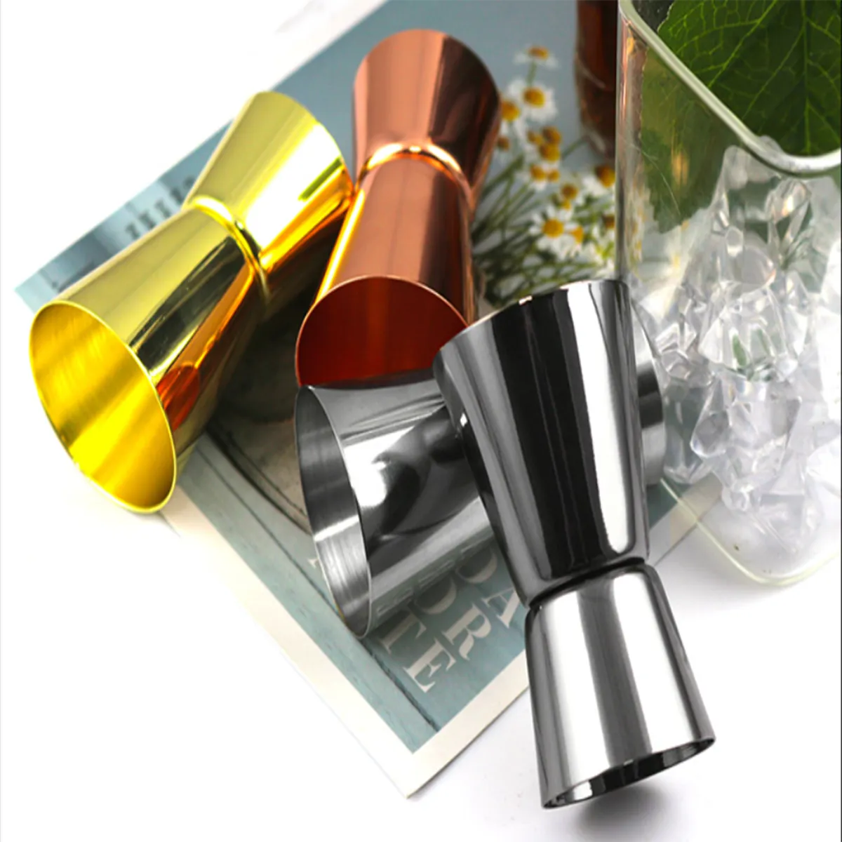 Durable Corrosion-Resistant Dual Shot Ounce Cocktail Shaker 2