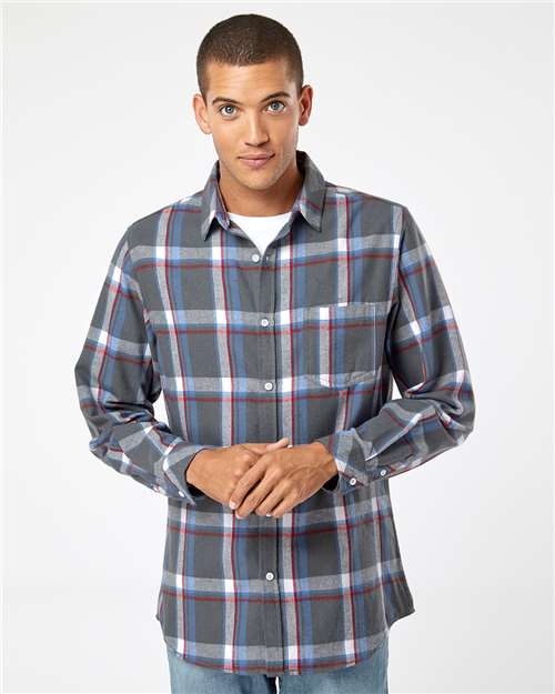 Men's Open Pocket Flannel Shirt - 8212 37