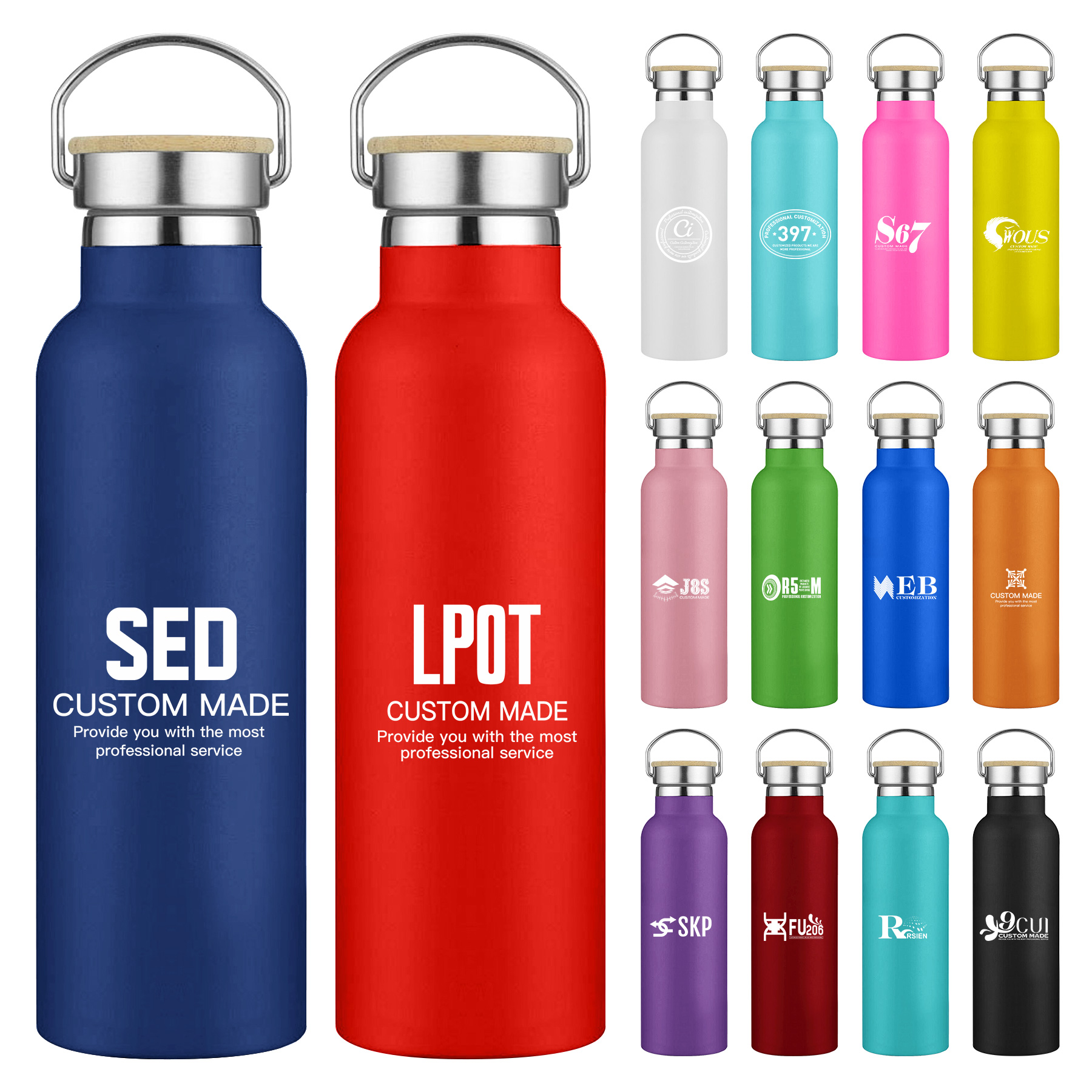 Sports Large Mouth Water Bottle 750ML 5