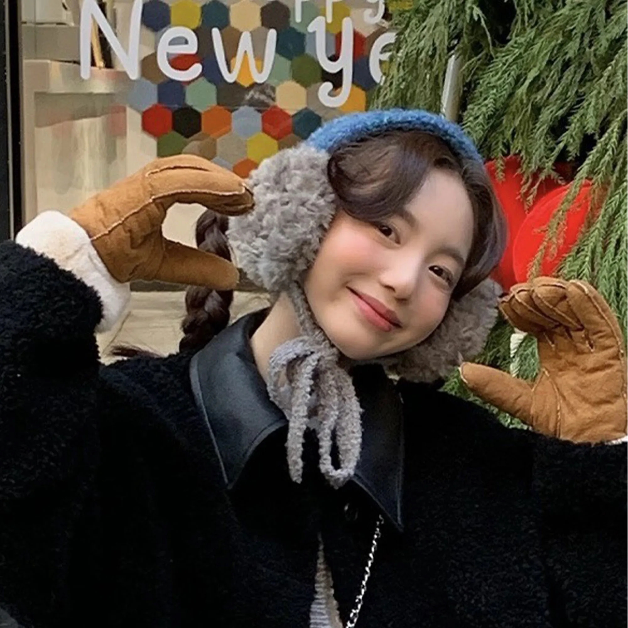 Fashionable Frameless Knitted Ear Muffs 8