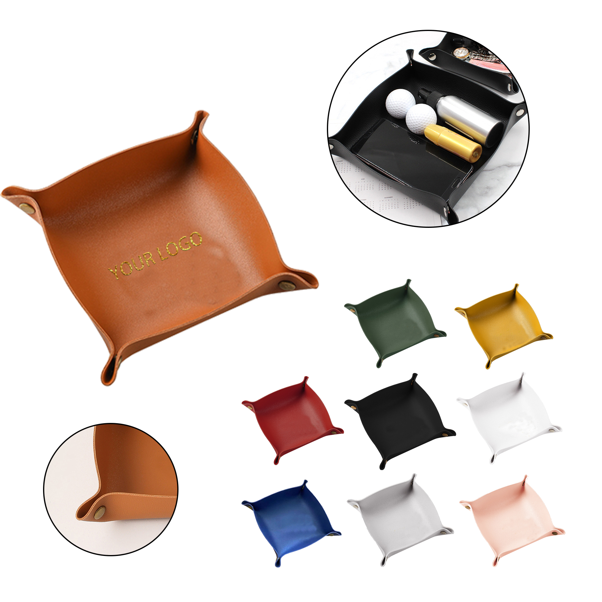 MOQ:50pcs Waterproof Catchall Tray 3