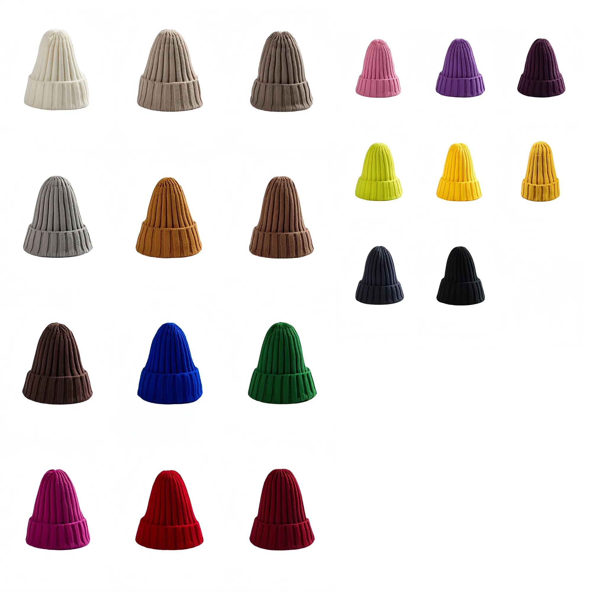 Soft Stretch Knit Beanie Hat For Cold Weather 7