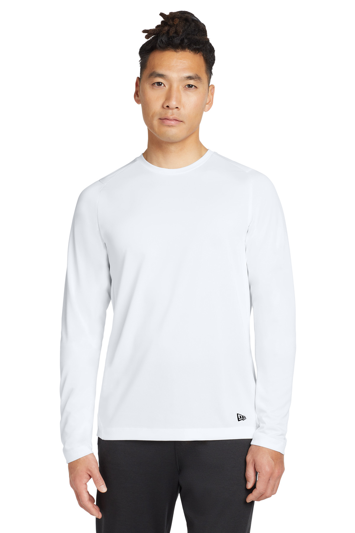 New Era Series Performance Long Sleeve Crew Tee. NEA201 33