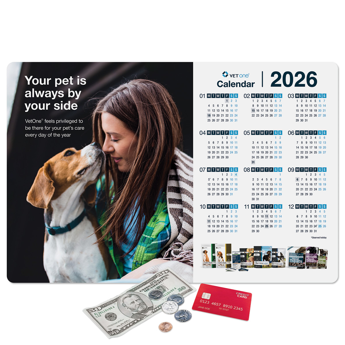 Vynex Heavy Duty Calendar Counter Mat-12"x18"x3/16"