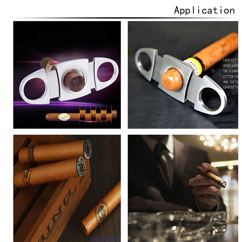 Stainless Steel Cigar Cutter Guillotine 6