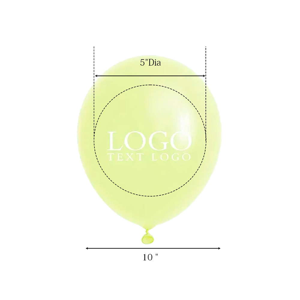 10" Macaron Latex Balloon 12