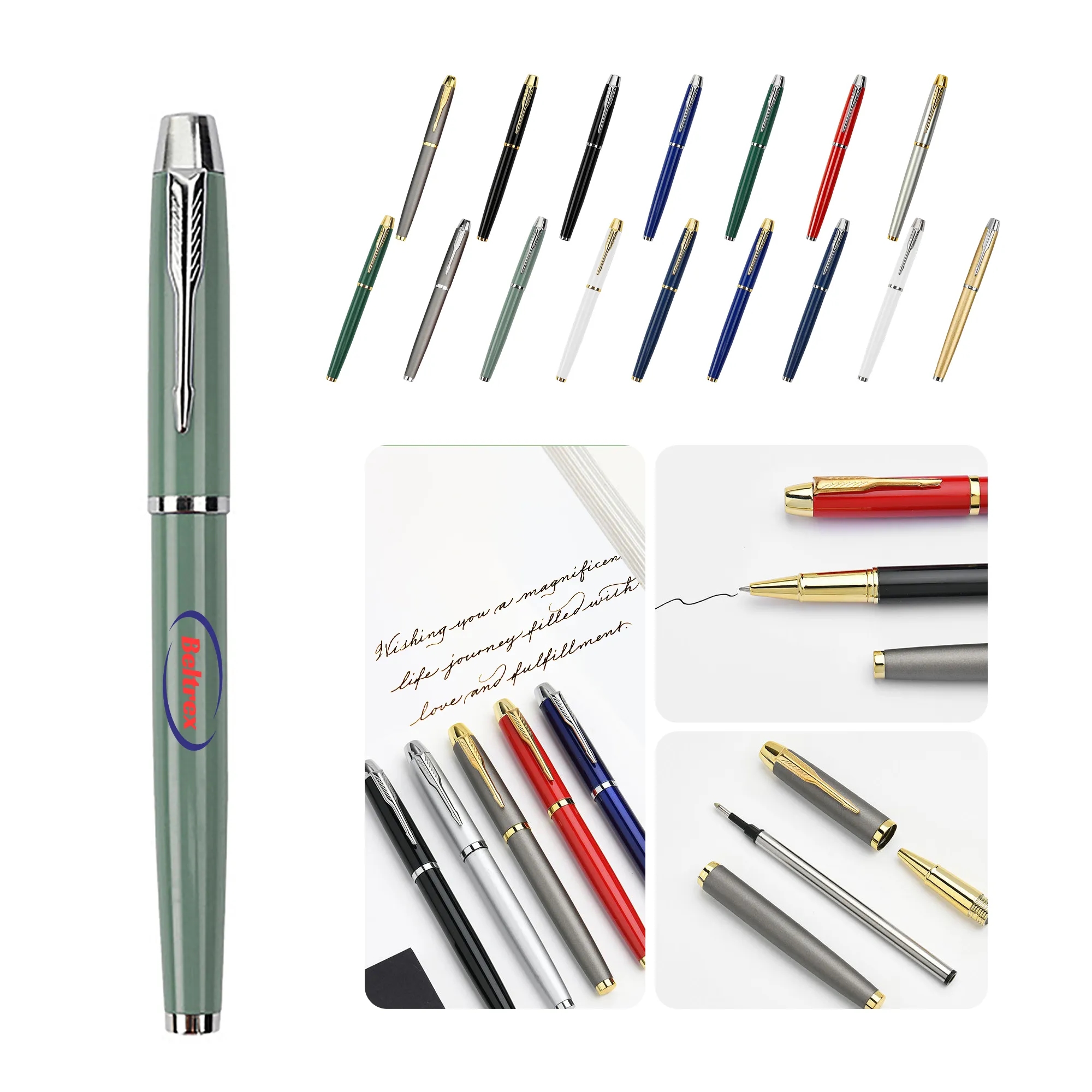 Elegant Metal Office Pen with Electroplated Finish 22