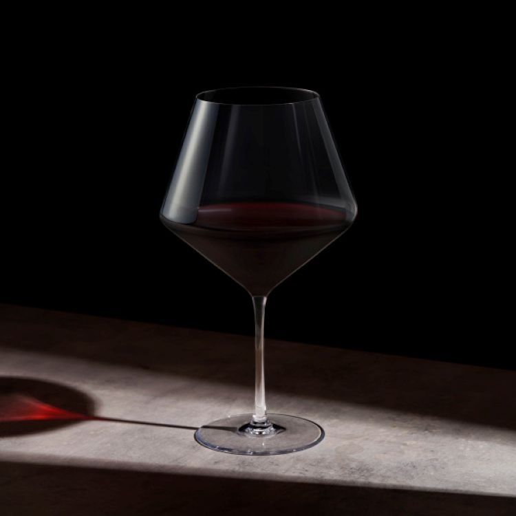 Viski® Reserve Liminal Ultralight Burgundy Glass 1