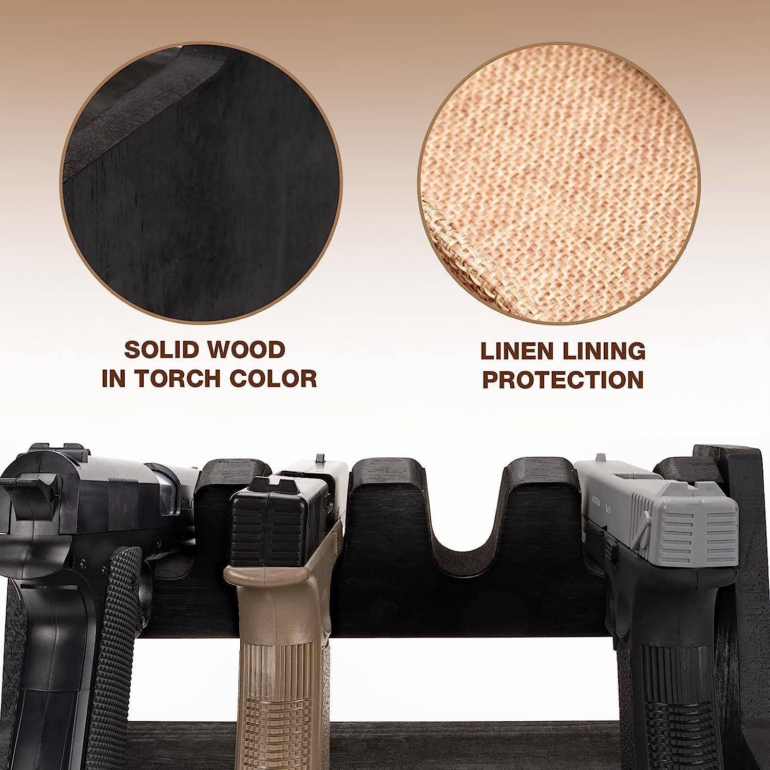 Wood Rack Holder for Gun Cabinet Accessories 8