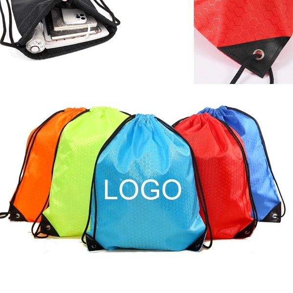 420D Nylon Drawstring Cinch Pack 6