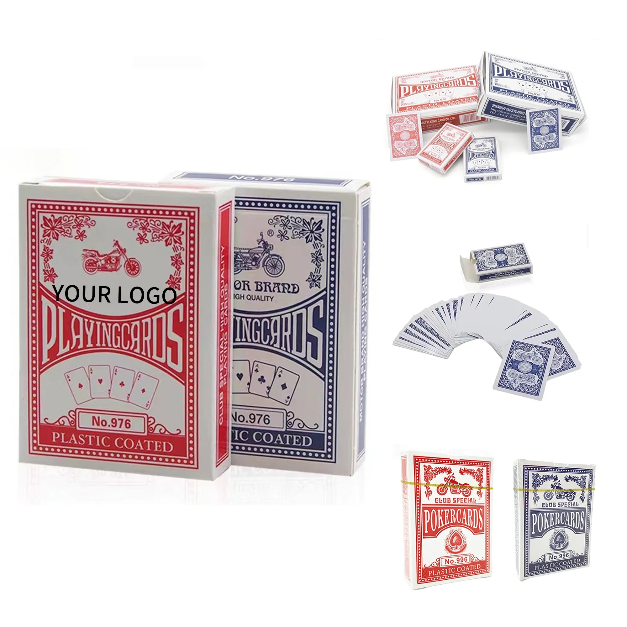 Durable Poker Deck 320GSM Paper with Storage Box 2