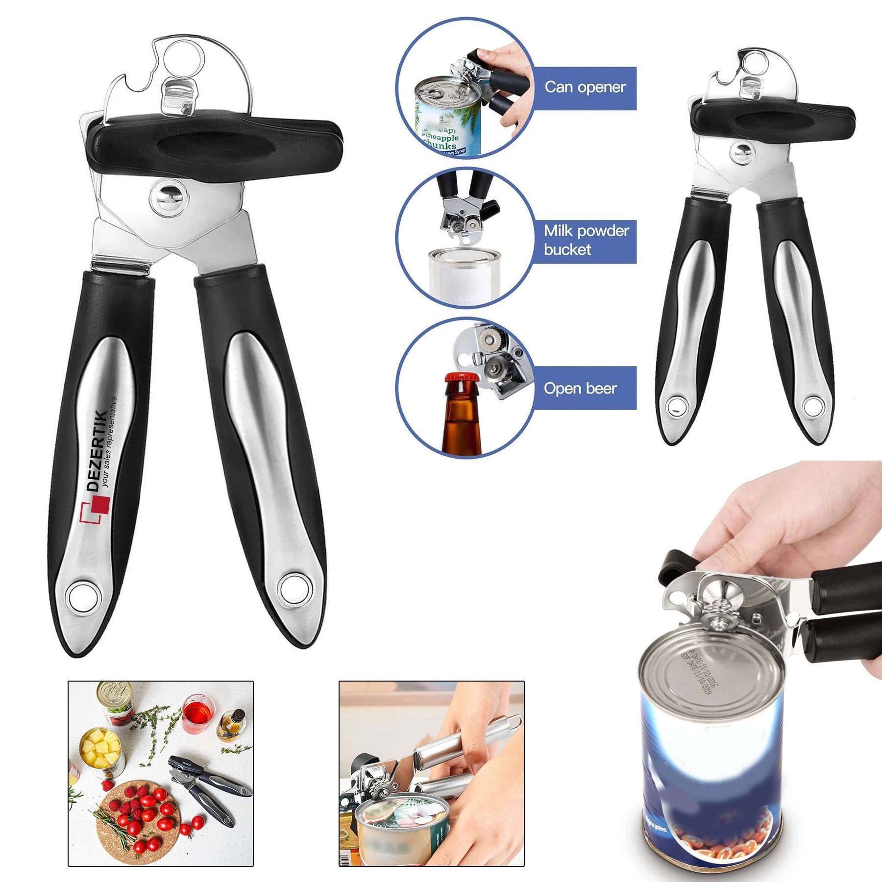 Kitchen Multi Function Can Opener 12