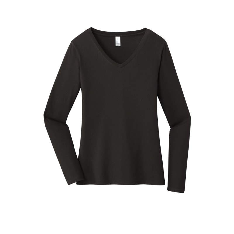 District Women's Very Important Tee Long Sleeve V-Neck. 24