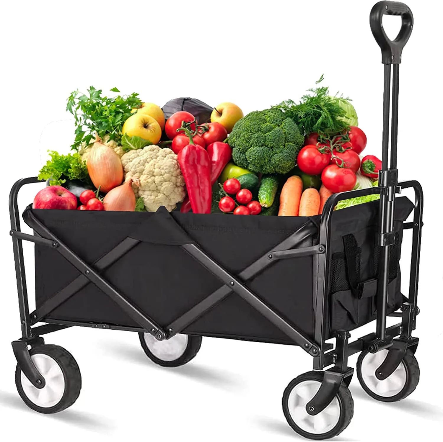 Collapsible Folding Outdoor Utility Wagon Cart 6