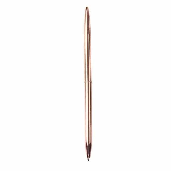 Slim Metallic Twist Glossy Retractable Writing Ballpoint Pen 3