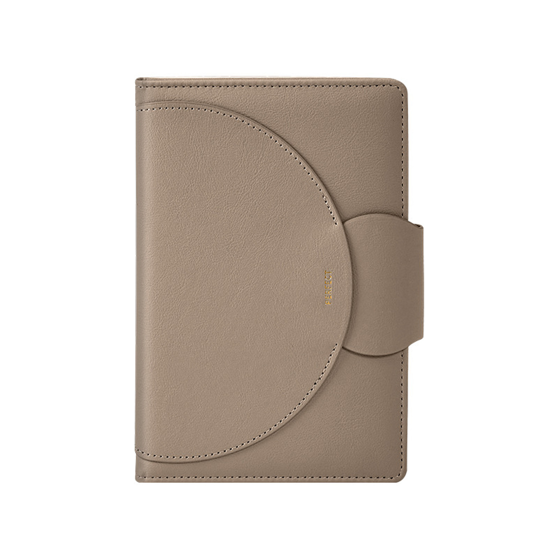 Semicircular Leather Notebook 8