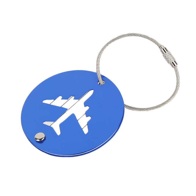 Round Metal Baggage Bag Tags 5