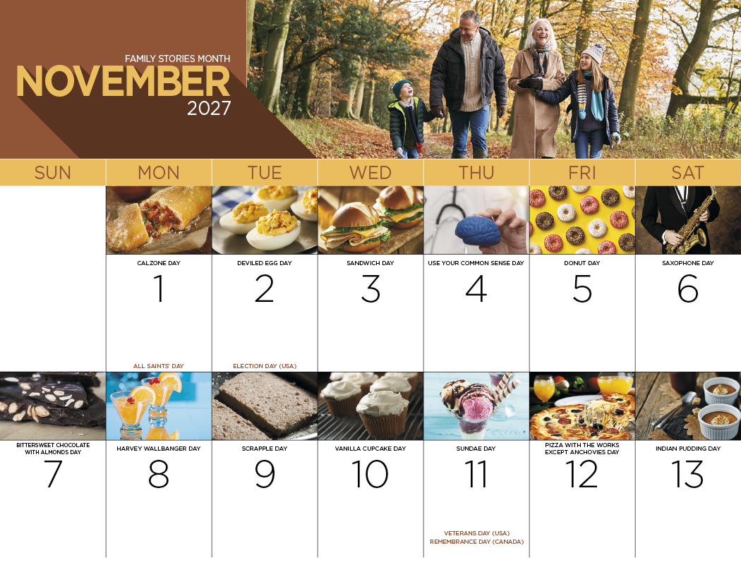 Good Value™ National Day - Spiral Calendar 50