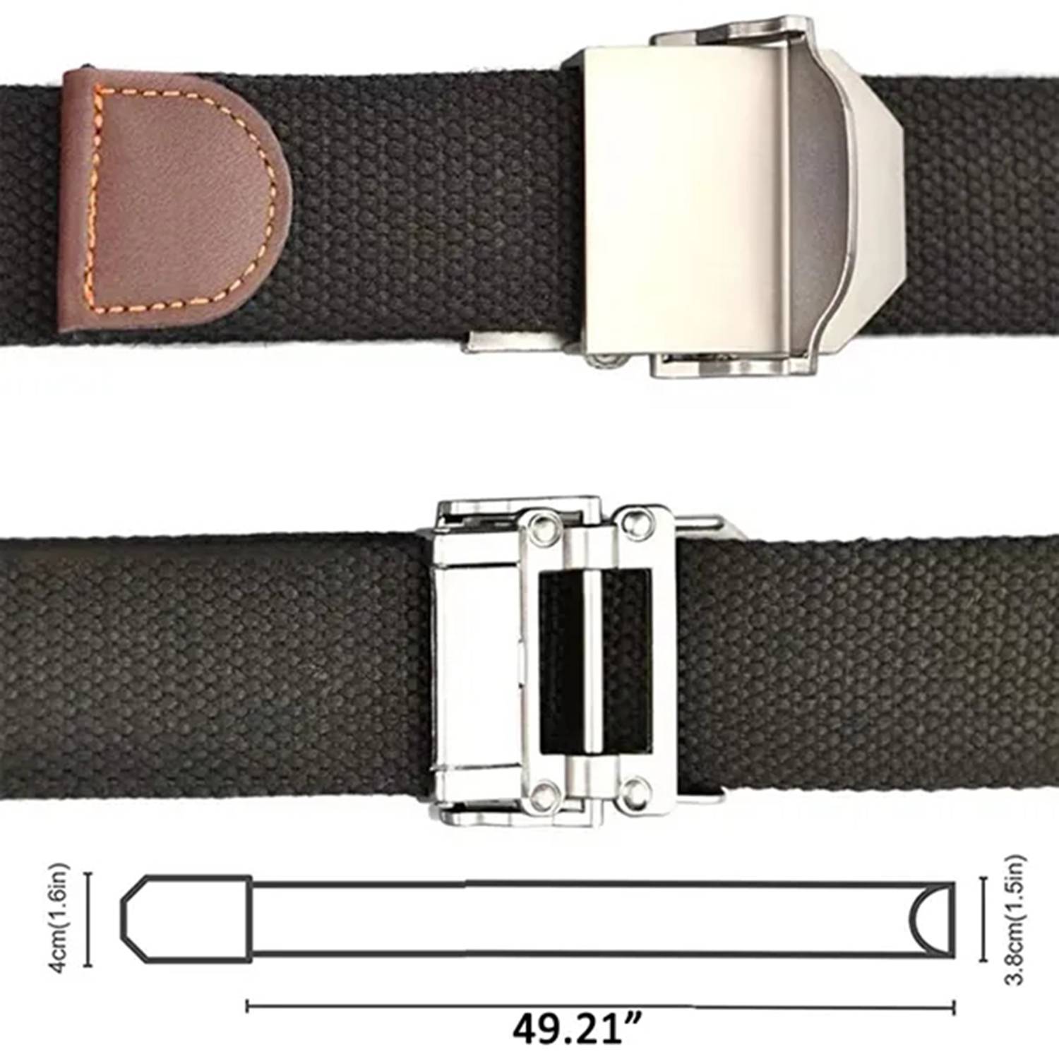 Breathable Tactical Men Waist Military Canvas Belt 4