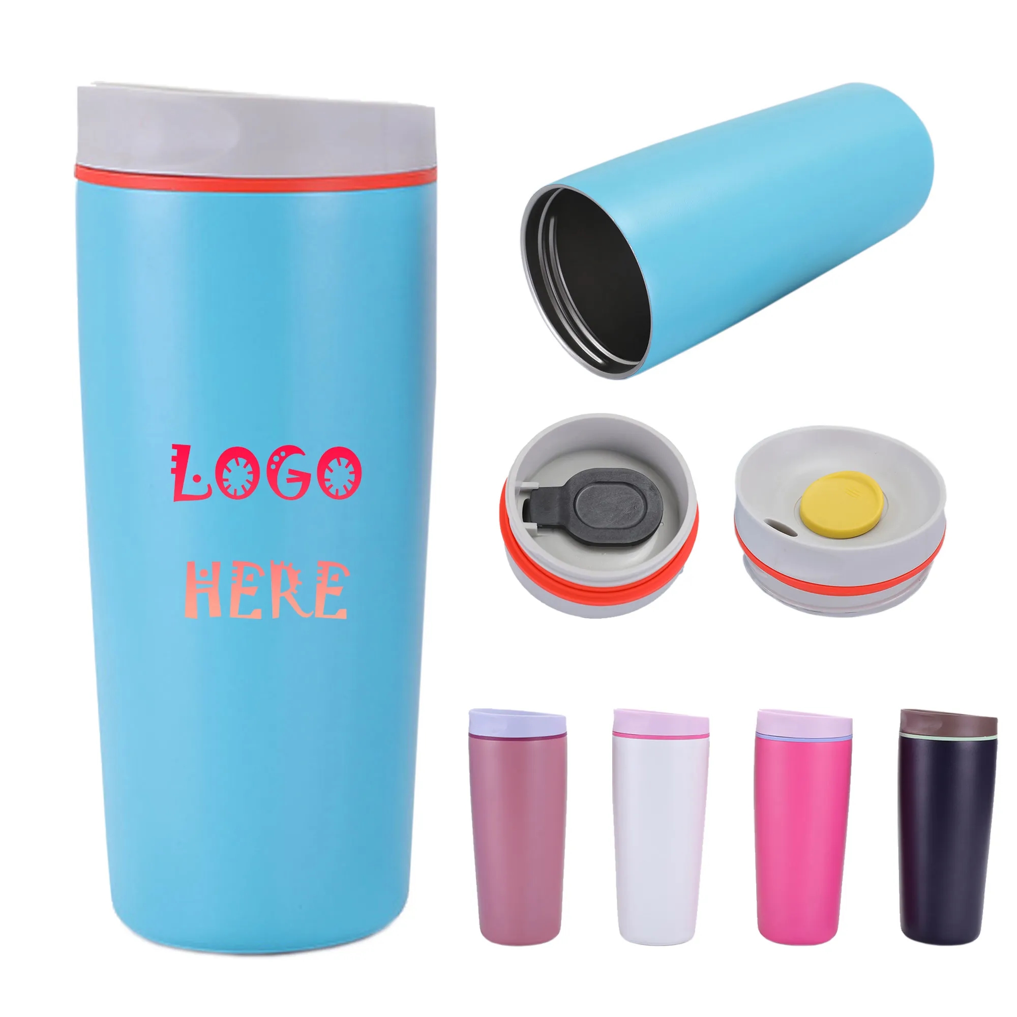 20 Oz Slider Insulated Stainless Steel Coffee Tumbler 2