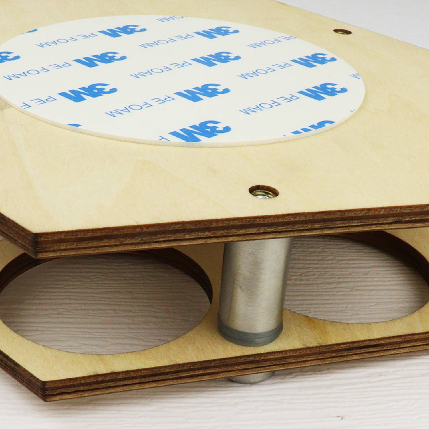 Wooden Hexagon Golf Ball Display Holder 9
