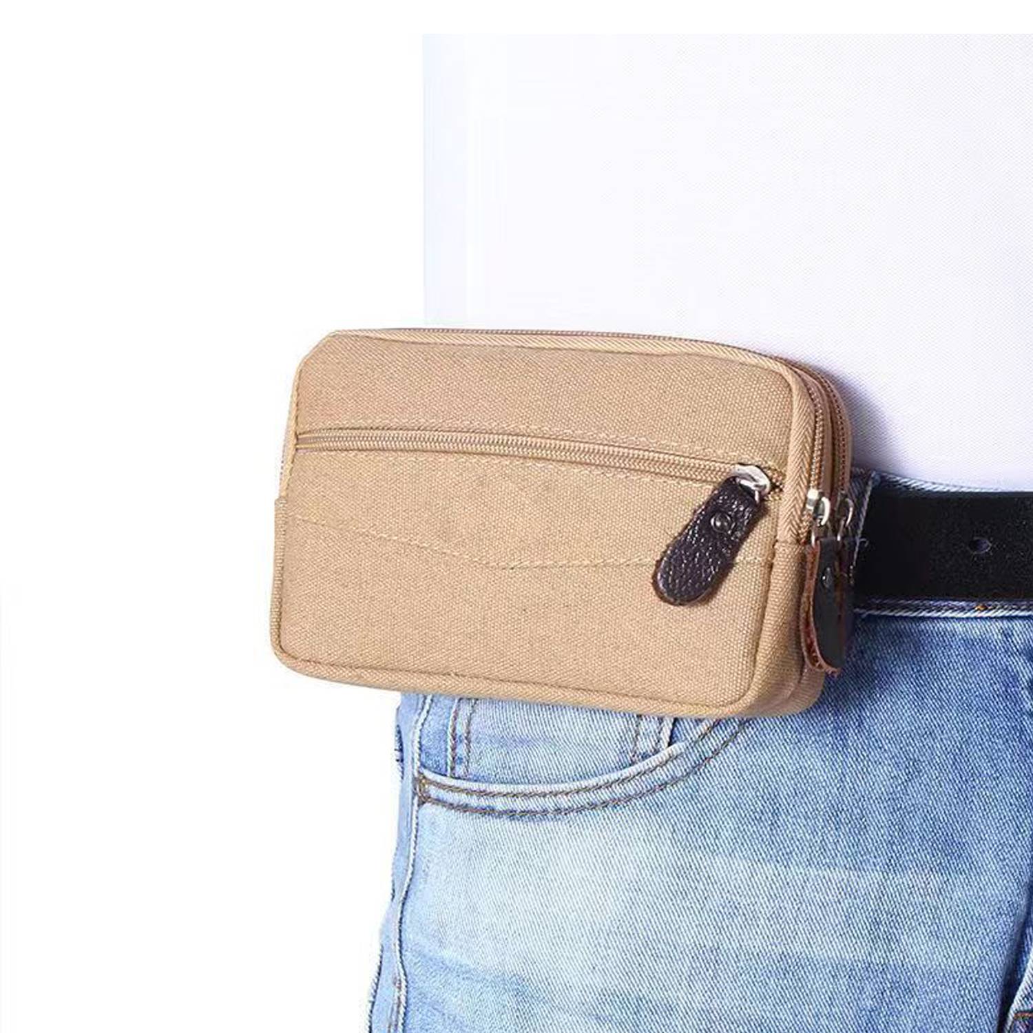 Outdoor Sports Multifunctional Canvas Phone Waist Strap 2