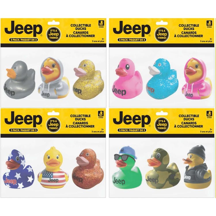 Jeep Ducks Assorted - 3 Pack