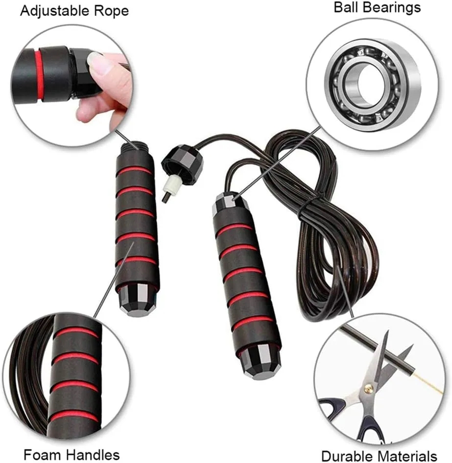 Adjustable Jump Ropes  with Ball Bearings 7