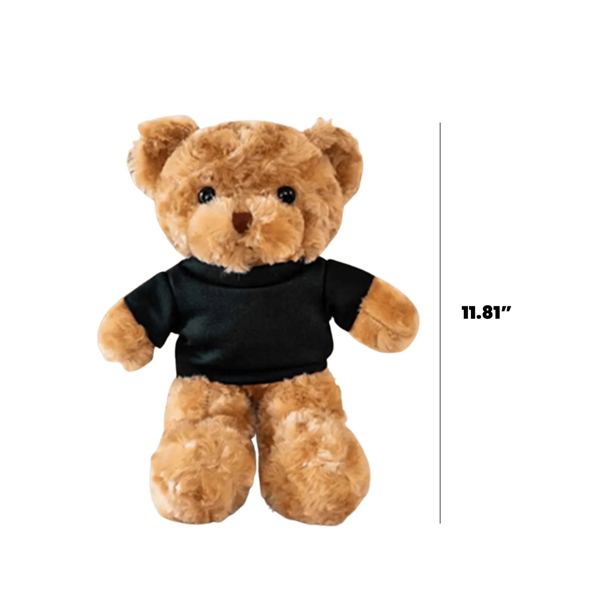 Full Color Cute Teddy Bear Plush Toy With Printed Logo 2