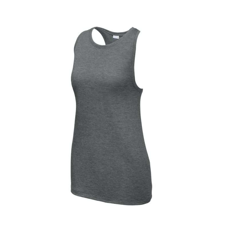 Sport-Tek Women's PosiCharge Tri-Blend Wicking Tank. 5