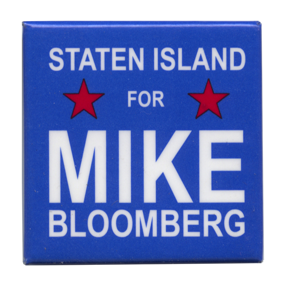 Square/Diamond Celluloid Button w/ Square Corners (1 1/2")