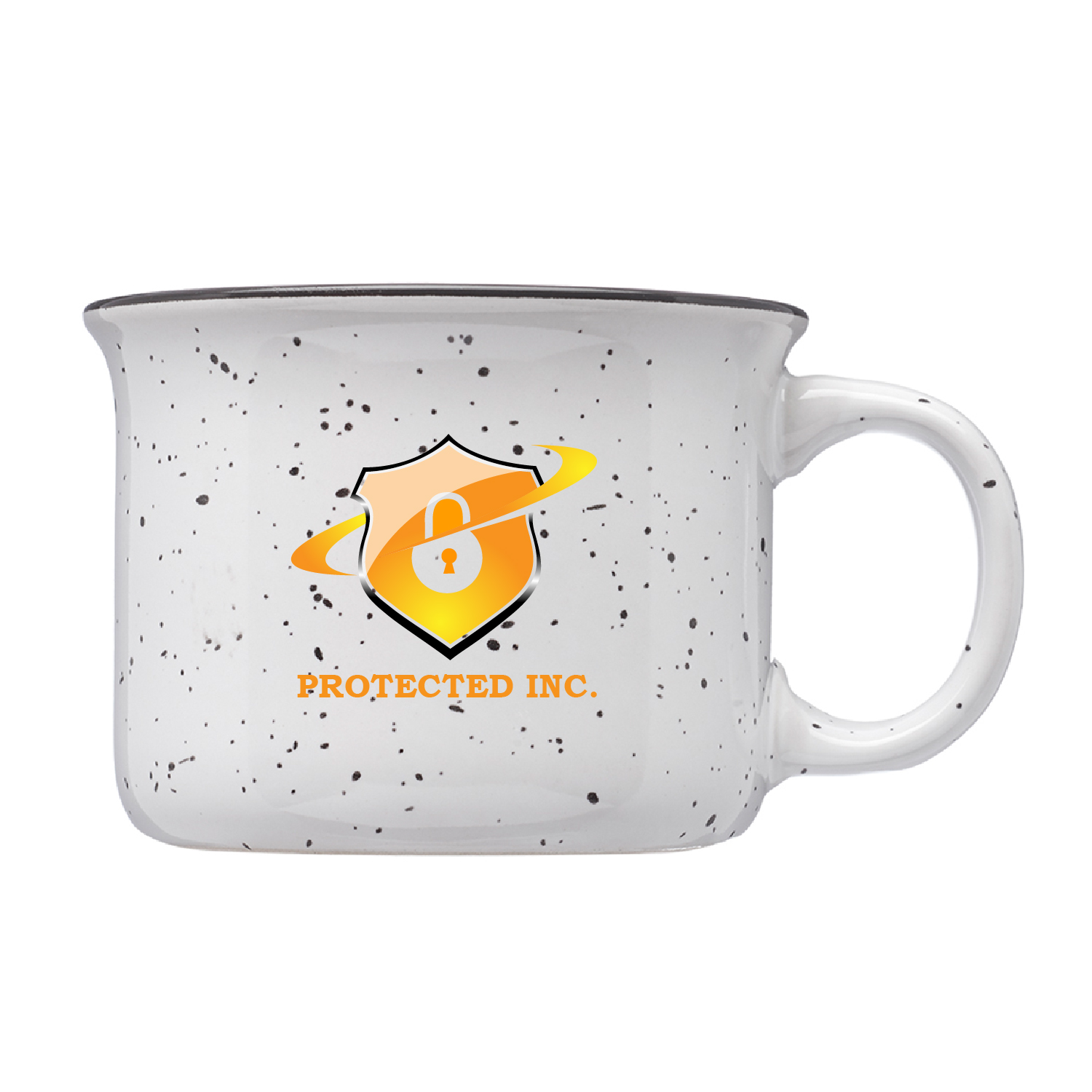 8 oz. Speckled Hearth Ceramic Mug (Full Color Imprint) 8