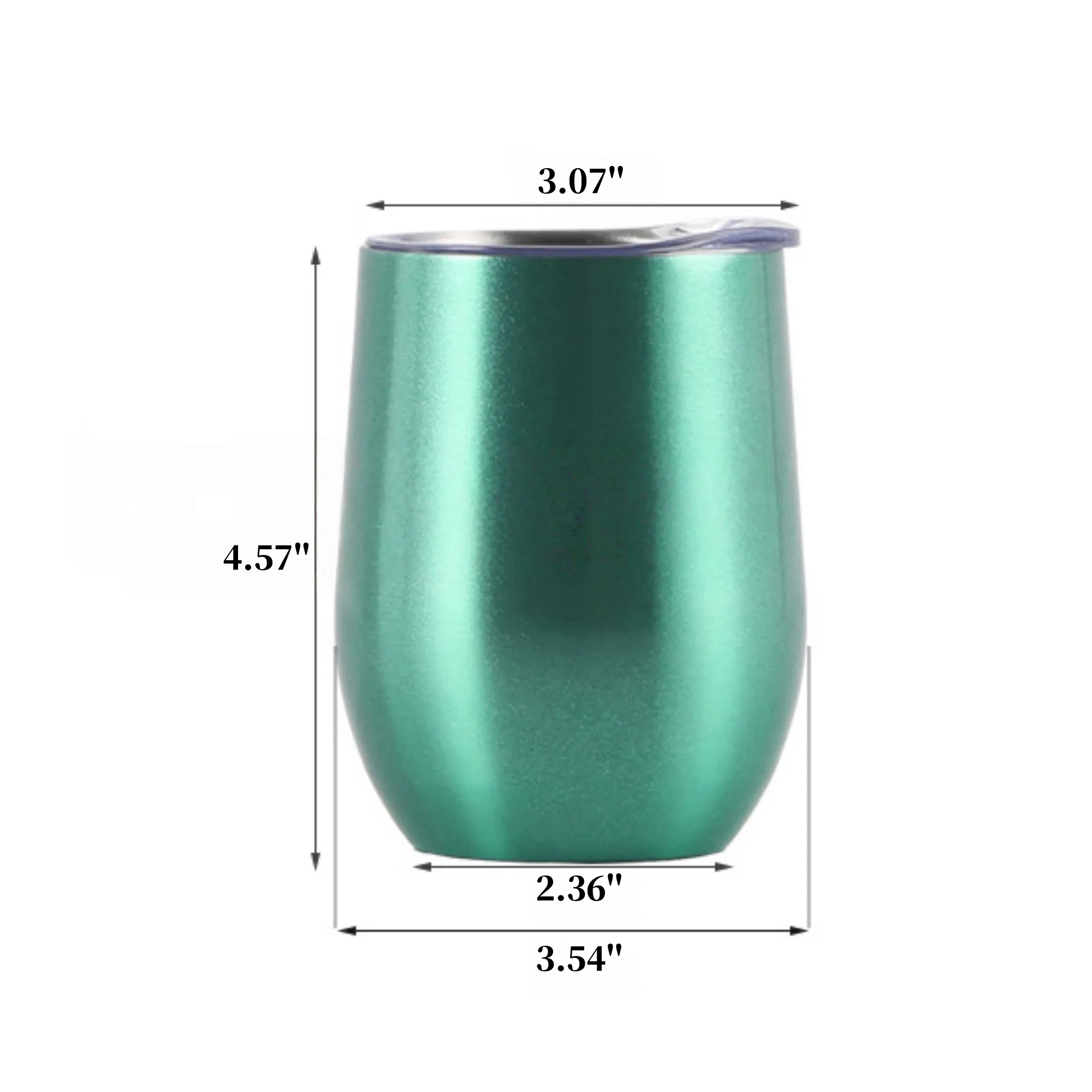 Stainless Steel Wine Tumbler with Lid 10