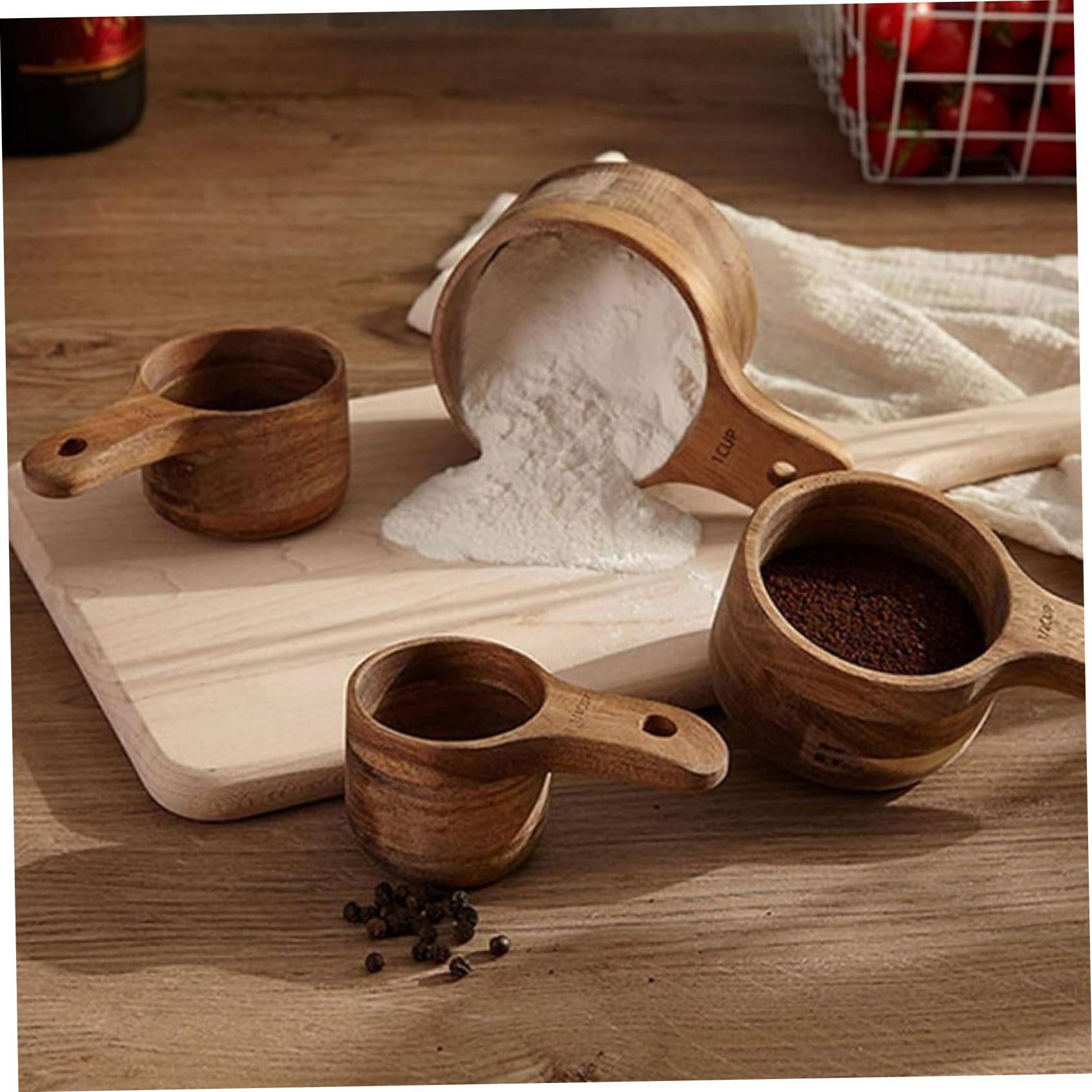 Eco-Friendly Wooden Measuring Spoon Set – Precise & Stylish 4